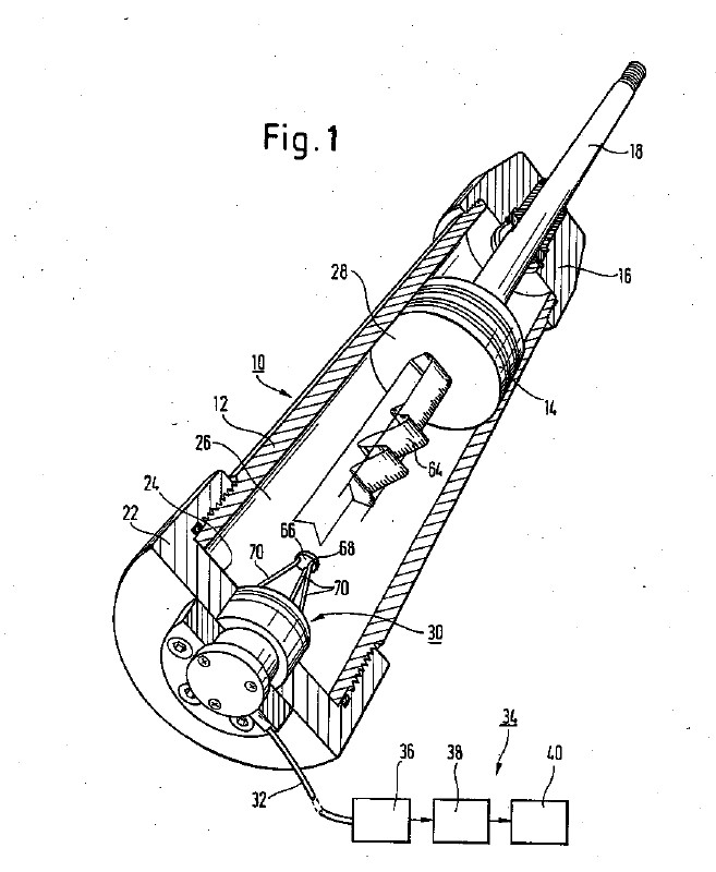 Geschichte der Piezotechnologie: Vorrichtung zur Ultraschall-Längenmessung mit Referenzstrecke